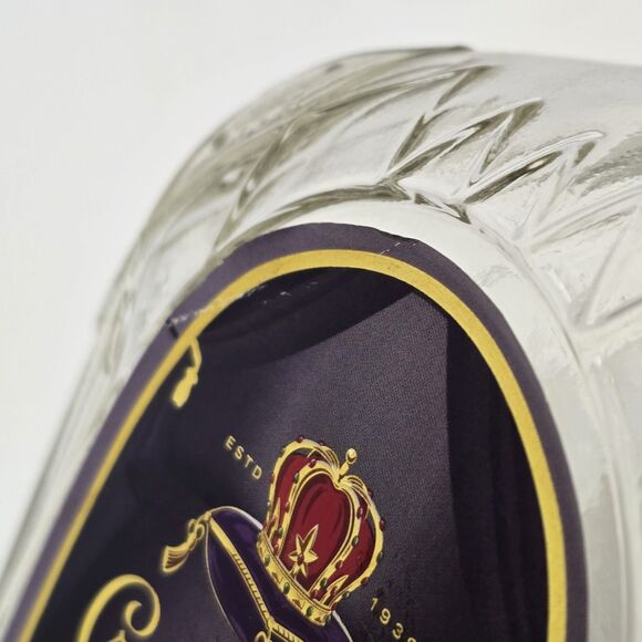 Crown Royal Blackberry Whiskey Bottle EMPTY 750mL Canadian Collectible Bar Decor - Picture 6 of 7